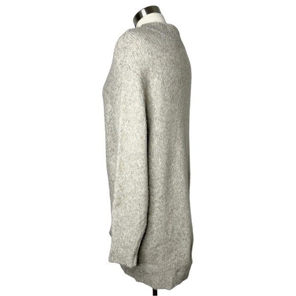 ZARA Knit Lace Up Front Mohair Blend Sweater Dress size S - Picture 7 of 12